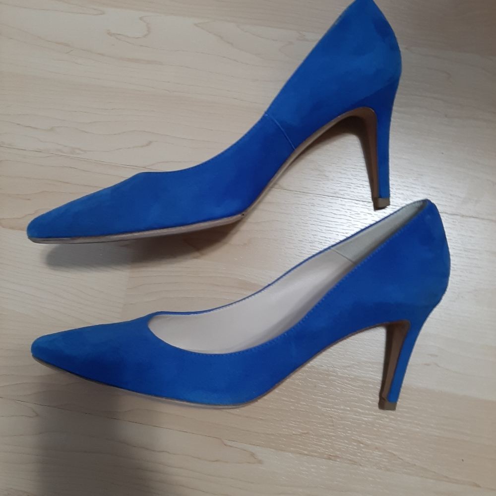 Suede heels